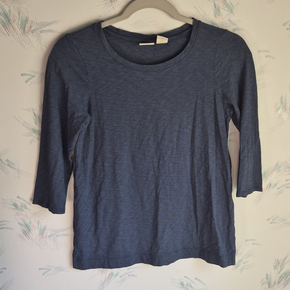 St. Tropez West Blue Tee Half Sleeves XS